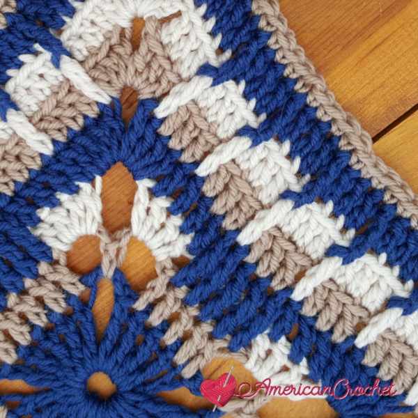 Blissfully Yours Square | Crochet Pattern | American Crochet @americancrochet.com #crochetpattern