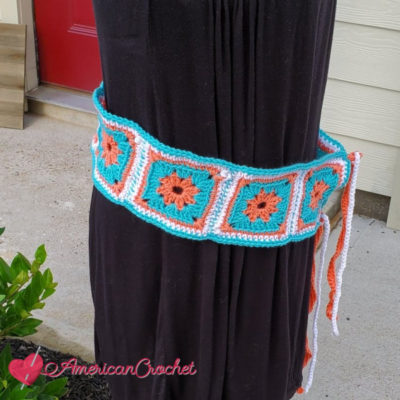 Bohemian Crochet Belt