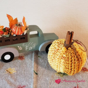 Blessed Pumpkin | Crochet Pattern | American Crochet @americancrochet.com #crochetpattern