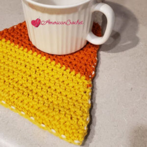 Fall Candy Trivet | Crochet Pattern | American Crochet @americancrochet.com