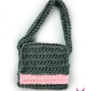 My Dolly Edgy Messenger Bag | American Crochet @americancrochet.com