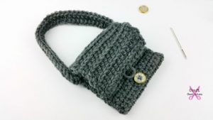 My Dolly Edgy Messenger Bag | American Crochet @americancrochet.com