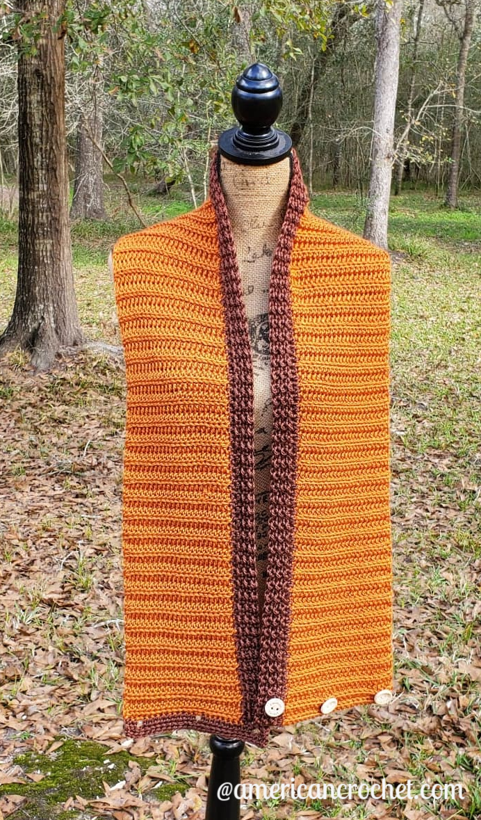 Sable Button Scarf - Image 3