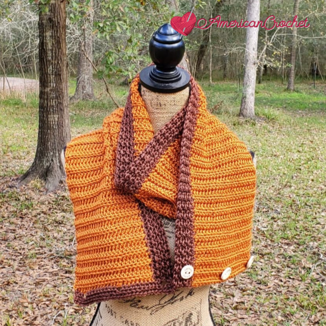 Sable Button Scarf - Image 2