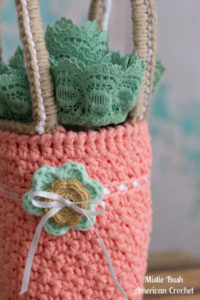 Spring Morning Mini Bag | American Crochet @americancrochet.com