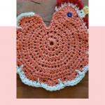 Anna Mae Chick Coaster | American Crochet @americancrochet.com #crochetpattern