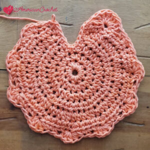 Anna Mae Chick Coaster | American Crochet @americancrochet.com #crochetpattern