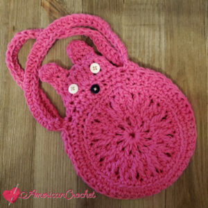 Hippity Hoppity Mini Bag | American Crochet @americancrochet.com