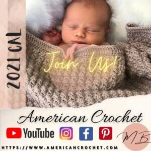 Frosty Kisses Blanket Part One | American Crochet @americancrochet