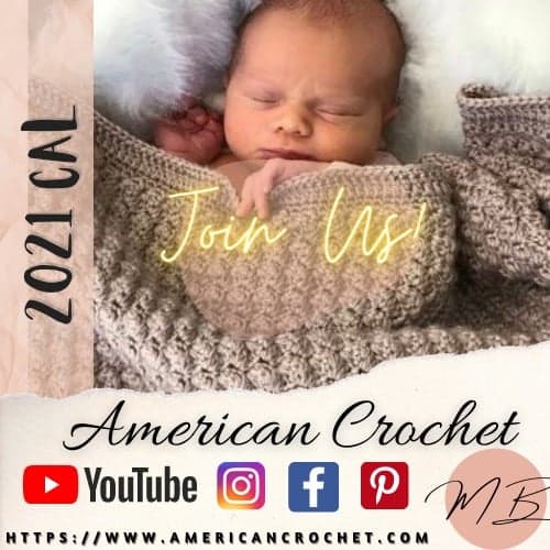Frosty Kisses Blanket Part One | American Crochet @americancrochet