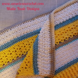 Happy Throw Two Part Four | American Crochet @americancrochet