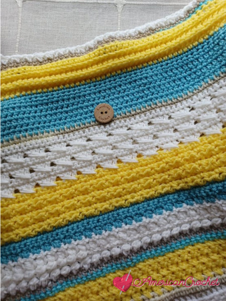 Happy Throw Two Part Eleven | American Crochet @americancrochet