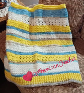 Happy Throw Two Part Ten | American Crochet @americancrochet