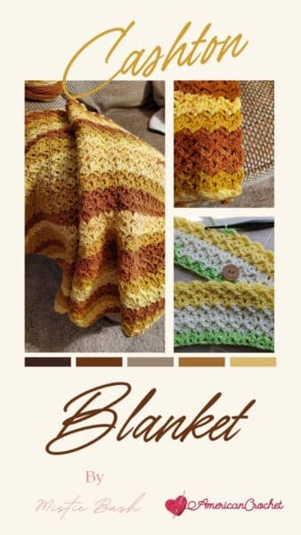 Cashton Baby Blanket | American Crochet @americancrochet.com