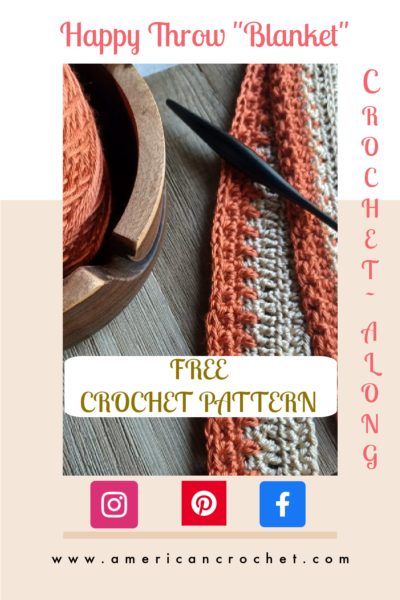 Happy Throw Three ~ Part One | American Crochet @americancrochet.com