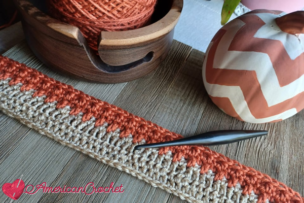 Happy Throw Three Part One | American Crochet @americancrochet