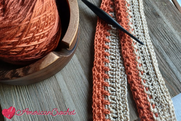 Happy Throw Three Part One | American Crochet @americancrochet.