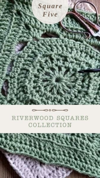Roustabout Square Crochet Pattern – Textured Blanket Square – Riverwood Square CAL Block #5