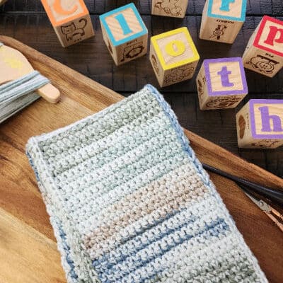 Levi’s Gentle Stitches-Burp Cloth Crochet Pattern