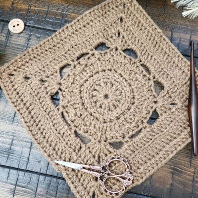 Fairchild Square Crochet Pattern – Riverwood Square CAL Block #13