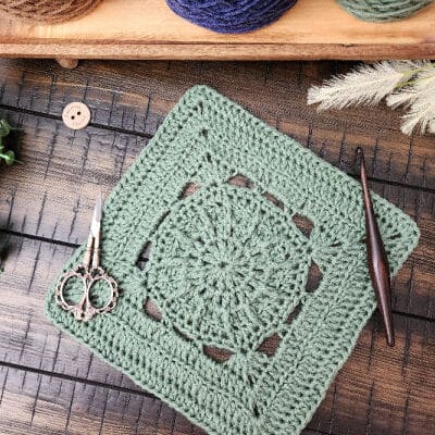 Stade Crossing Square Crochet Pattern – Riverwood Square CAL Block #17