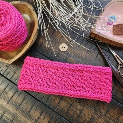 Everyday Kisses Earwarmer – Free Crochet Pattern for the Head Over Heels Blog Hop 2026